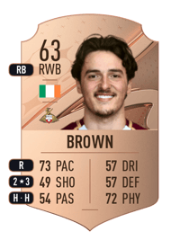 James Brown Rare 63 OVR