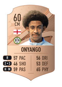Tyler Onyango Rare 60 OVR