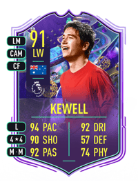 Harry Kewell FANTASY FUT HEROES 91 OVR