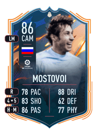 Aleksandr Mostovoi FUT Heroes 86 OVR