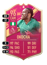Jay-Jay Okocha FUTTIES Heroes 96 OVR