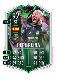 Pepe Reina SHAPESHIFTERS 92 OVR