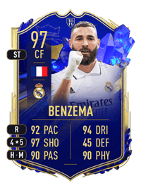 Karim Benzema Team of the Year 97 OVR