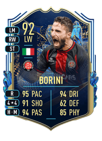 Fabio Borini Team of the Season 92 OVR