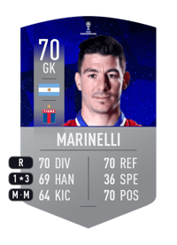 Gonzalo Marinelli CONMEBOL SUDAMERICANA 70 OVR