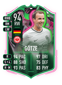 Mario Götze PREMIUM SHAPESHIFTERS 94 OVR
