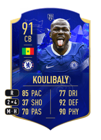 Kalidou Koulibaly TOTY HONOURABLE MENTIONS 91 OVR