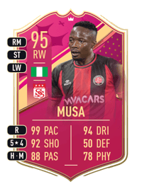 Ahmed Musa Premium FUTTIES 95 OVR