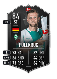 Niclas Füllkrug POTM Bundesliga 84 OVR
