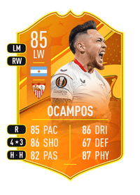 Lucas Ocampos Domestic Man of the Match 85 OVR