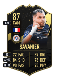 Téji Savanier Team of the Week 87 OVR