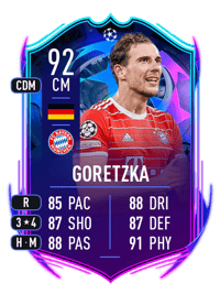 Leon Goretzka UCL ROAD TO THE FINAL 92 OVR