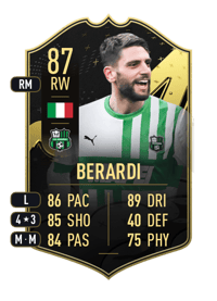 Domenico Berardi Team of the Week 87 OVR
