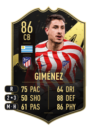 José María Giménez Team of the Week 86 OVR