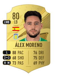 Álex Moreno Rare 80 OVR