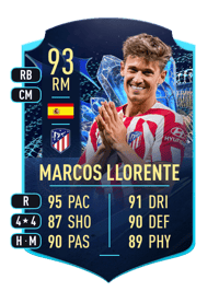 Marcos Llorente TEAM OF THE SEASON MOMENTS 93 OVR