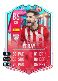 Yeray FUT Birthday 86 OVR