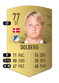 Kasper Dolberg Common 77 OVR