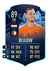 Justin Bijlow TEAM OF THE SEASON MOMENTS 89 OVR