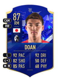 Ritsu Doan TOTY HONOURABLE MENTIONS 87 OVR