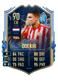 Danilho Doekhi Team of the Season 90 OVR