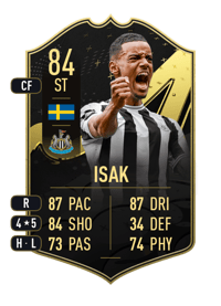 Alexander Isak Team of the Week 84 OVR