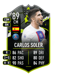 Carlos Soler SHOWDOWN PLUS 89 OVR