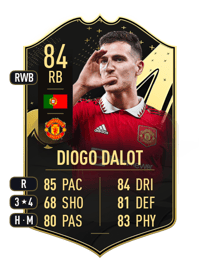 Diogo Dalot Team of the Week 84 OVR