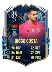 Diogo Costa Team of the Season 89 OVR