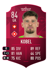 Gregor Kobel World Cup Player 84 OVR