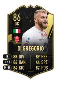 Michele Di Gregorio Team of the Week 86 OVR
