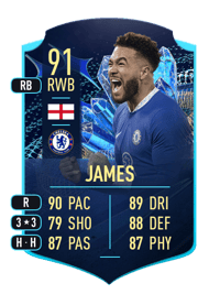 Reece James TEAM OF THE SEASON MOMENTS 91 OVR