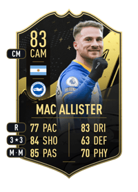 Alexis Mac Allister Team of the Week 83 OVR