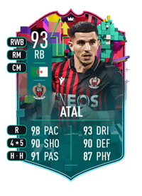 Youcef Atal Premium Level Up 93 OVR