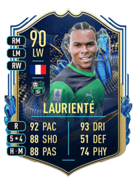 Armand Laurienté Team of the Season 90 OVR