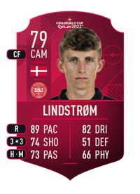 Jesper Lindstrøm World Cup Player 79 OVR