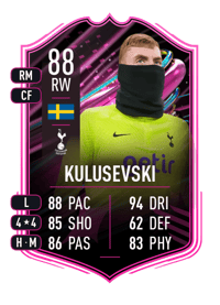 Dejan Kulusevski FUT Ballers 88 OVR