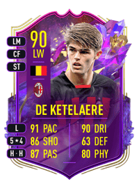 Charles De Ketelaere FUT Future Stars 90 OVR