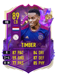Jurriën Timber FUT Future Stars 89 OVR
