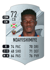 Youssouf Ndayishimiye Rare 72 OVR