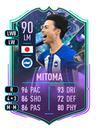 Kaoru Mitoma FANTASY FUT 90 OVR