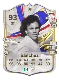 Hugo Sánchez Greats of the Game Icon 93 OVR