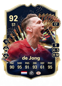 Luuk de Jong Team of the Season 92 OVR