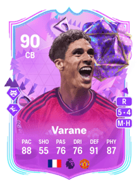 Raphaël Varane Ultimate Birthday 90 OVR