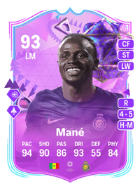 Sadio Mané Ultimate Birthday 93 OVR