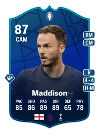 James Maddison UEFA EURO Festival of Football Academy 87 OVR