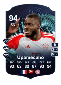 Dayot Upamecano TOTS Moments 94 OVR