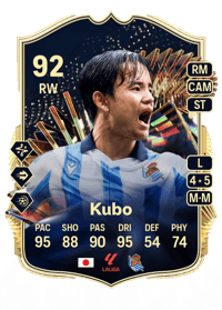 Takefusa Kubo Team of the Season 92 OVR