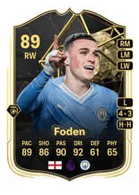 Phil Foden Team of the Week 89 OVR
