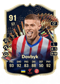 Artem Dovbyk Team of the Season 91 OVR